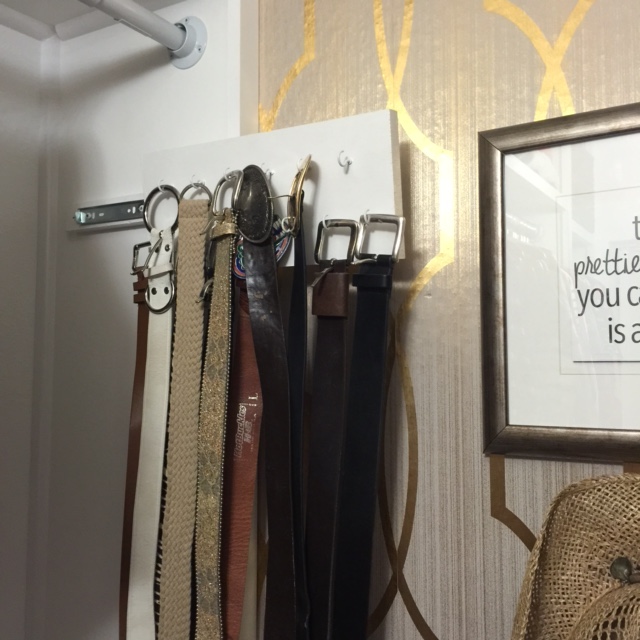 DIY Belt Hanger
