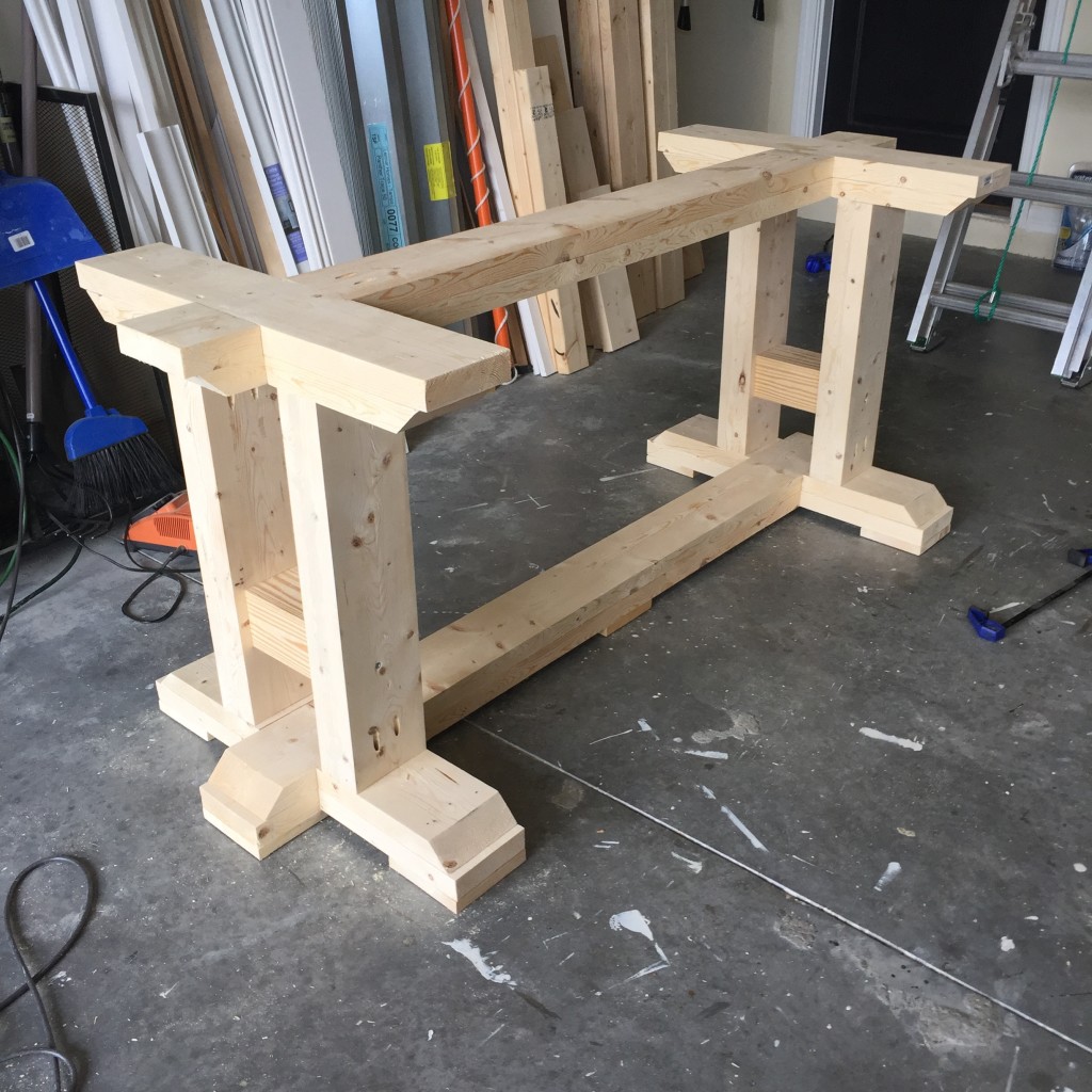 DIY Pottery Barn Breakfast Table Frills and Drills