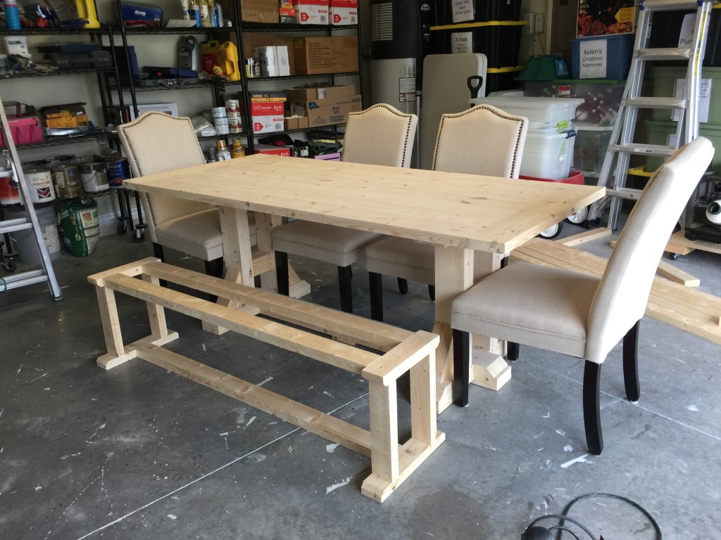 DIY Pottery Barn Breakfast Table Frills and Drills