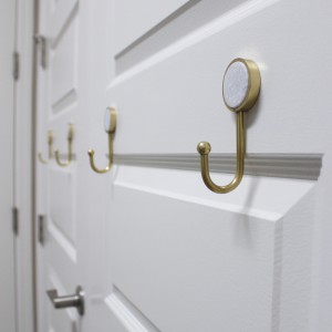 laundry room-gold-marble-wall-hooks